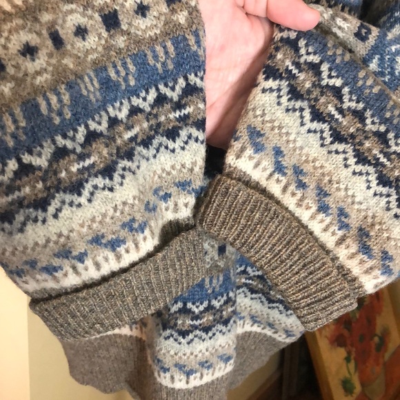 VINTAGE Nordic Faire Isle Size XL Woodstock Shetland Graphic Unisex Hong Kong - Picture 6 of 11